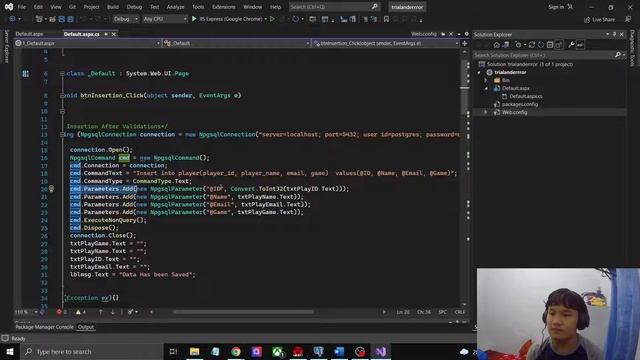 Operasi CRUD PostgreSQL menggunakan ASP.NET dengan C# смотреть онлайн