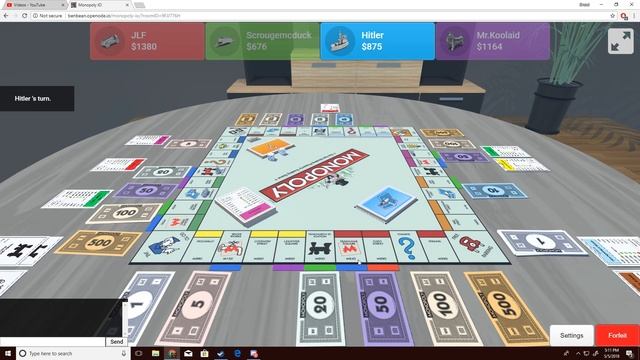 Funny moments In Gltchy Monopoly IO game смотреть онлайн