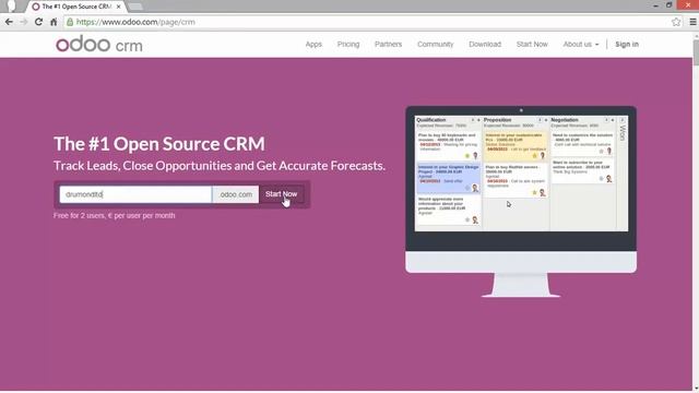 Introduction - Create an Odoo Online Instance смотреть онлайн