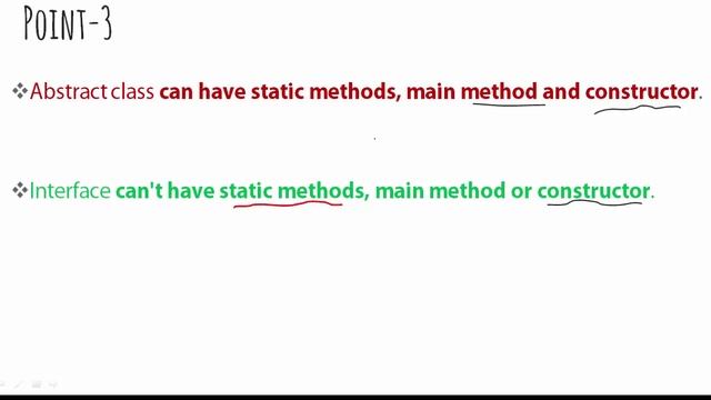 Difference between abstract class and interface in JAVA in Hindi смотреть онлайн
