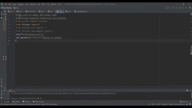 2 MINUTE PYTHON PROJECT || YOUTUBE VIDEO DOWNLOADER USING TKINTER || PYTHON PROJECTS FOR BEGINNERS. смотреть онлайн