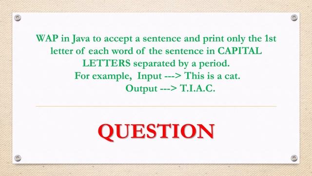 How to Abbreviate a Long Sentence in Java??? (BY IMPLICIT EDU) смотреть онлайн