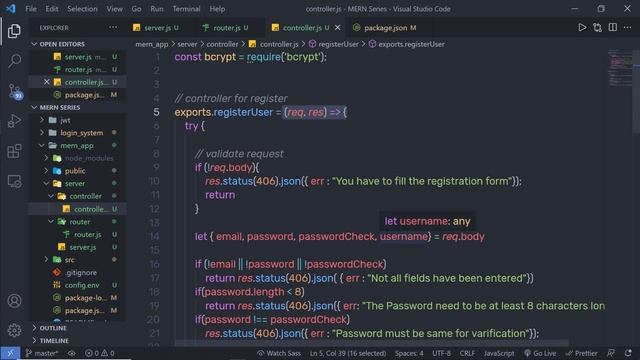 Hash Password - MERN Stack Series - 95 смотреть онлайн