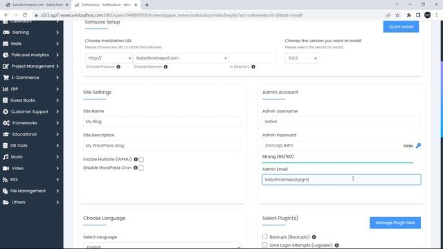 How to install WordPress in cPanel? (with Softaculous Auto Installer) смотреть онлайн