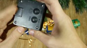 Гирлянда на Новый Год на солнечной батарее.