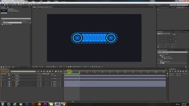 HOW TO ANIMATE CONVEYOR BELT - After effects Tutorial in 5 mins смотреть онлайн