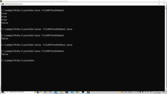 File class methods in java in hindi - 2 смотреть онлайн