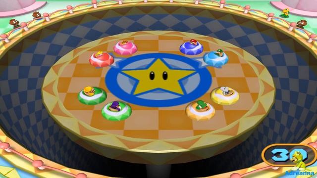 Mario Party 7 - 8 Player Ice Battle # 1 - Peach Daisy Mario Luigi All Mini Games (Master CPU) смотреть онлайн