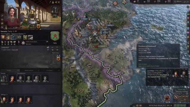 The Mummer's Dragon | Episode 2 | House Tarly | CK3: A Game of Thrones смотреть онлайн