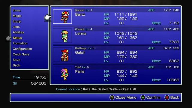 Final Fantasy V Pixel Remaster #022, Krile's Wind Drake; Surgate Castle: Float смотреть онлайн