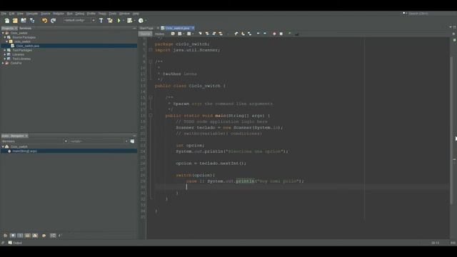 Ciclo switch en java смотреть онлайн