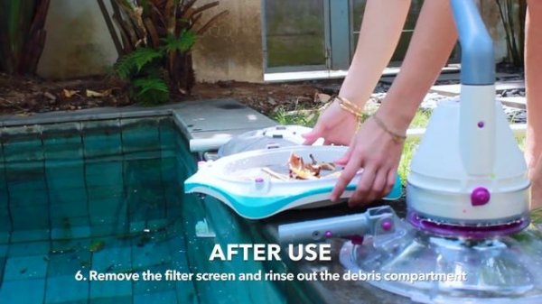 Kokido Telsa85™ KIT - Rechargeable Handheld Pool Cleaner Combo