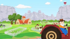 Старый Макдональд имел ферму | детская песня | Farm Song | Rhyme For Kids | Old Macdonald Had a Far