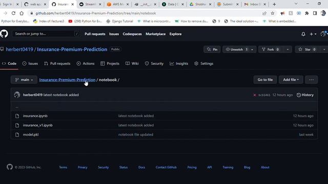 Insurance Premium Prediction- End-to-End project with AWS deployment, Docker,Web App using Streamli смотреть онлайн
