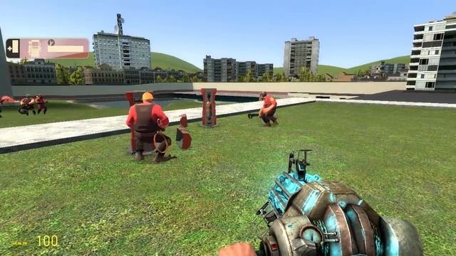 Random Unedited Footage Of Me Playing With Tf2 Bots In Gmod