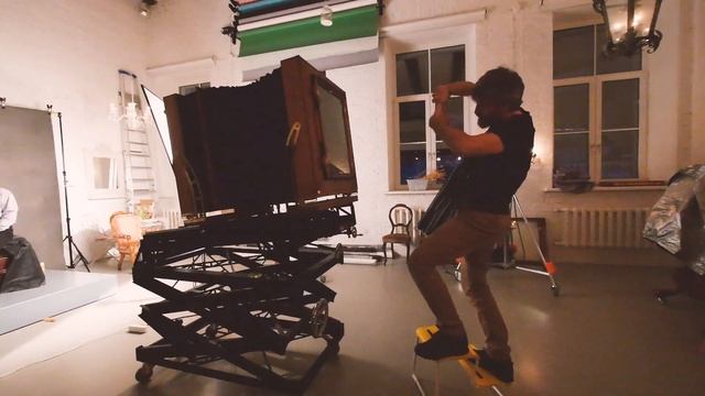 Darkroom printing ULF negative. First 20x24'' enlargement. смотреть онлайн