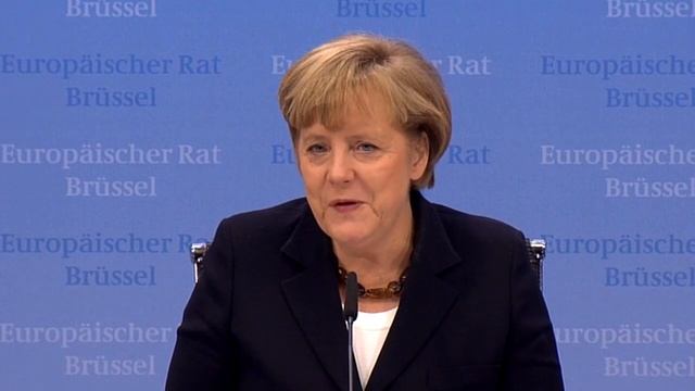 Angela Merkel, German Chancellor - Press Conference, EU Summit, Dec. 2010 смотреть онлайн
