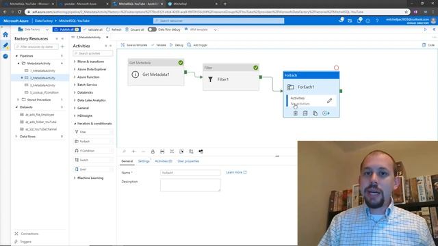 Azure Data Factory - Filter and Foreach activities (Part 4) смотреть онлайн