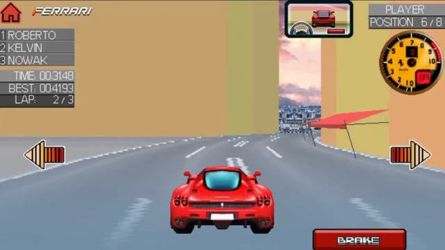 Ferrari GT evolution 2010 2d gameloft java gameplay (unlock all track)(16.9 full screen) смотреть онлайн