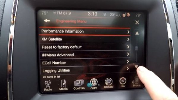 Uconnect Reset & HIDDEN Engineering Menu