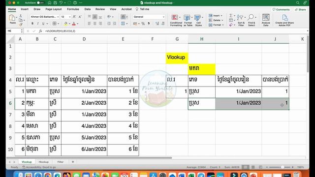 How to use Vlookup, Hlookup, Filter function in excel #excel смотреть онлайн
