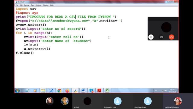 How to create a small project in python using csv file смотреть онлайн
