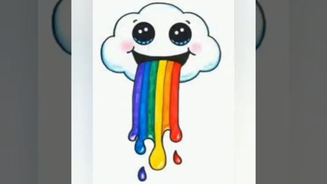 Лёгкие и милые рисунки для срисовки. Очень простые и красивые. смотреть онлайн