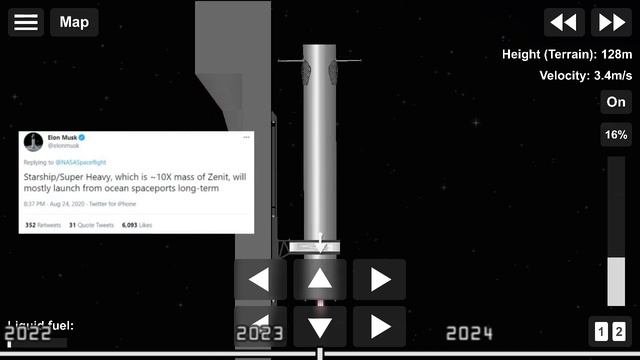 Starship Development Timeline Ft. Elon's Tweets (remake) | Spaceflight Simulator
