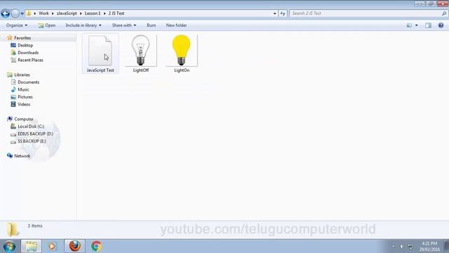 JavaScript Tutorials in Telugu - Lesson 1 смотреть онлайн