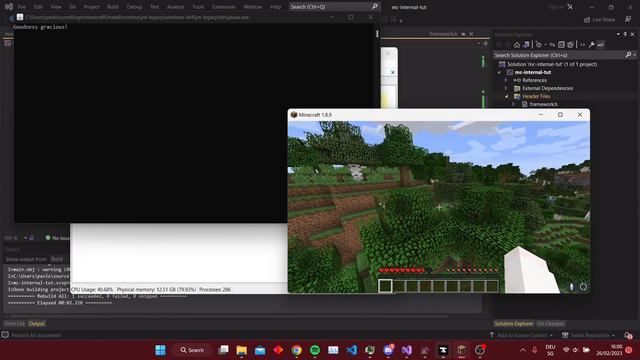 Internal Minecraft Devlog | C++ | 1 смотреть онлайн