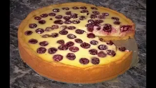 Песочный пирог с творогом и вишней. Пирог с вишней/ягодами и творогом. Вкусно и полезно! смотреть онлайн