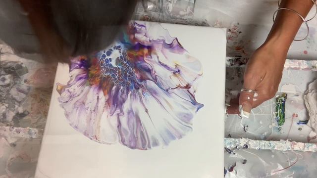 Purple and Blue Petunia #sheleeart #bloom #flowart смотреть онлайн