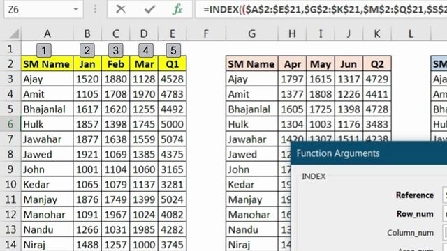 How to use Index Function Array & Reference смотреть онлайн