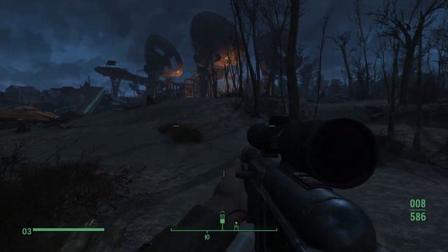 Fallout 4. Снайперская позиция на ферме и кое-что ещё (неПрохождение-35). смотреть онлайн