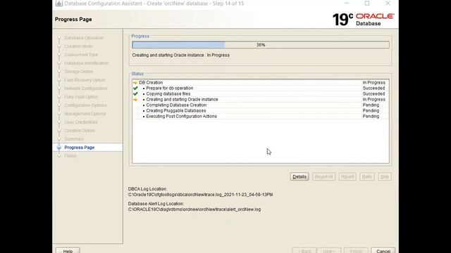 Create new pluggable database using Oracle Database Configuration Assistant Oracle 19c смотреть онлайн