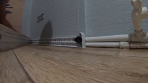 Монтаж Плинтуса напольного  пвх Своими Руками