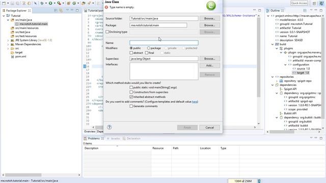 [Tutorial] Plugin Coding in Bukkit pt. 1 | Setting up and Basic Plugin. смотреть онлайн