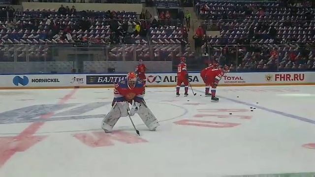 Кубок первого канала,Россия-Чехия перед матчем на льду. Москва 14.12.2019г смотреть онлайн