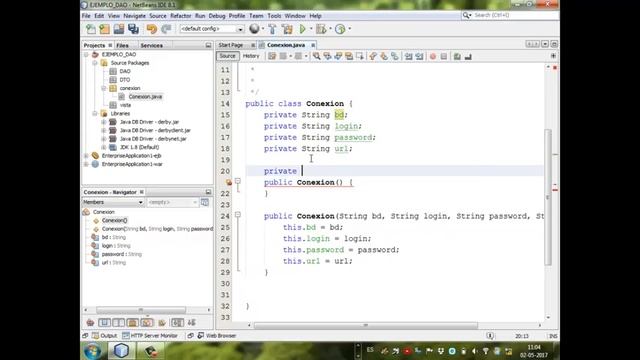 Uso del modelo de capas DAO en Java 1/2 смотреть онлайн