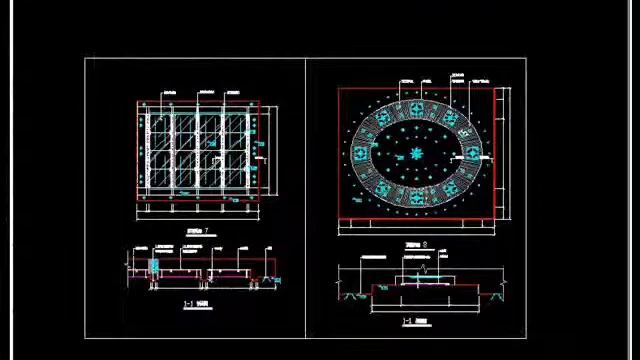 【25000 CAD Blocks Download 】Ceiling design and detail plans 2 смотреть онлайн