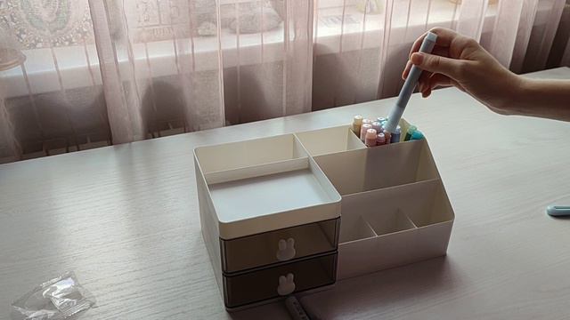 Мой новый органайзер для канцелярии. Эстетичное заполнение органайзера смотреть онлайн