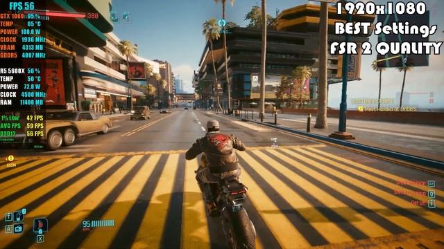 GTX 1060 ~ Cyberpunk 2077 Update 2.0 Performance Test | 1080P and 900P BEST Settings | FSR 2 смотреть онлайн