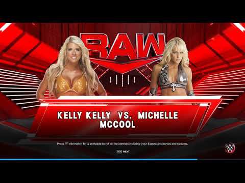 WWE2K23 Kelly Kelly vs Michelle McCool's смотреть онлайн