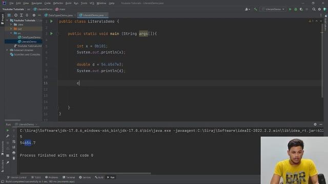 #7 Literals in Java | Java tutorial for Beginners | Core Java Tutorials Tamil | смотреть онлайн