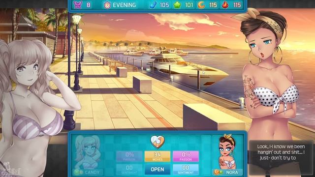 HuniePop 2: Double Date (Full Game, "Story" Only, No Commentary) смотреть онлайн