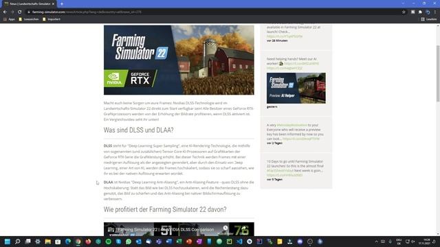 Nividia DLSS und DLAA | LS22 News | GamingLetsPlay смотреть онлайн