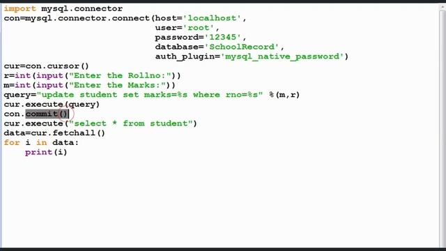 PythonMySQL Tutorial| INSERT,UPDATE,DELETE USING CURSOR | INTERFACE PYTHON WITH MYSQL|CLASS 12 CBSE смотреть онлайн