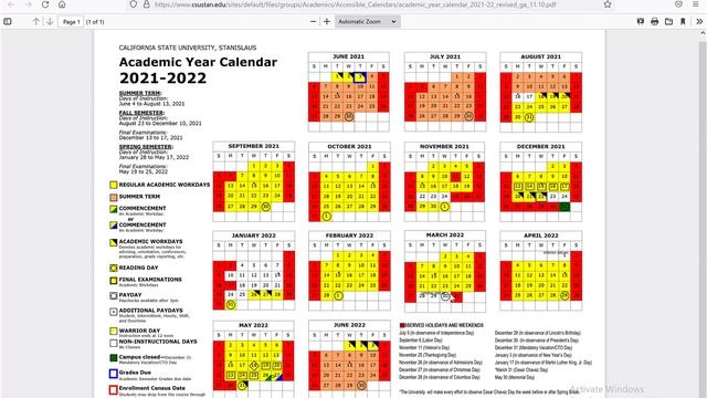 Academic Calendar, Payroll, and Full-Time Staff Benefits смотреть онлайн