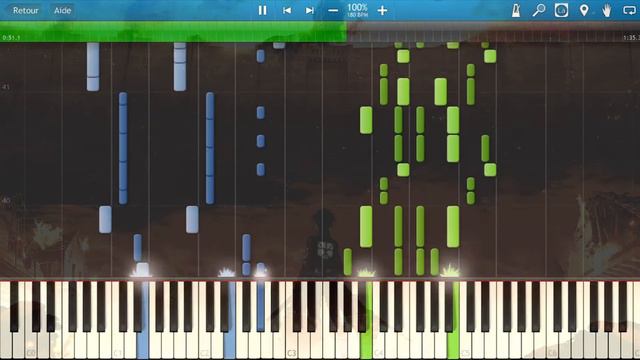 Guren no Yumiya - Attack on Titan Opening 1 [Piano cover] // Synthesia смотреть онлайн