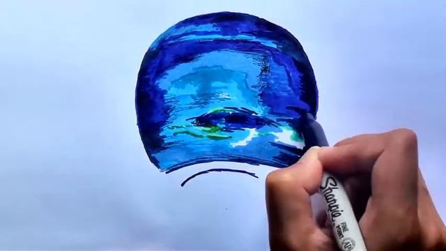 How to Draw NEPTUNE (the planet!) смотреть онлайн